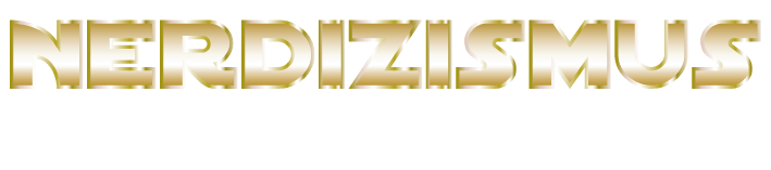 Logo vom Podcast Nerdizismus, ähnlich zu Star Wars Logo